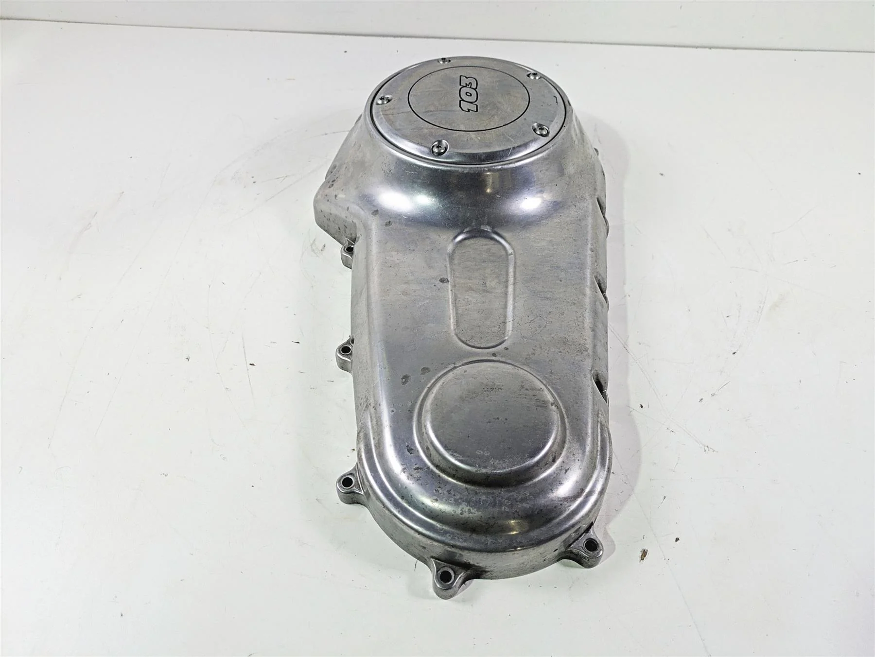 2014 Harley FLS Softail Slim Outer Primary Drive Clutch Cover 60784-06A - Image 7
