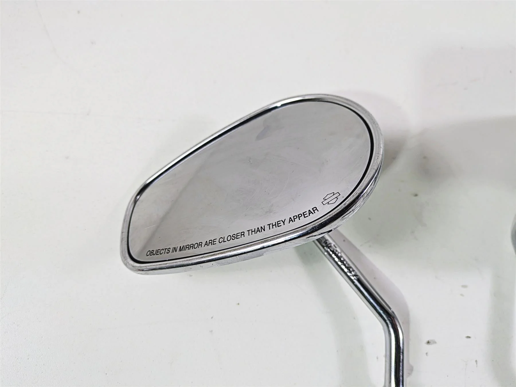 2014 Harley FLS Softail Slim Rear View Mirror Set 91840-03B 91845-03B - Image 6