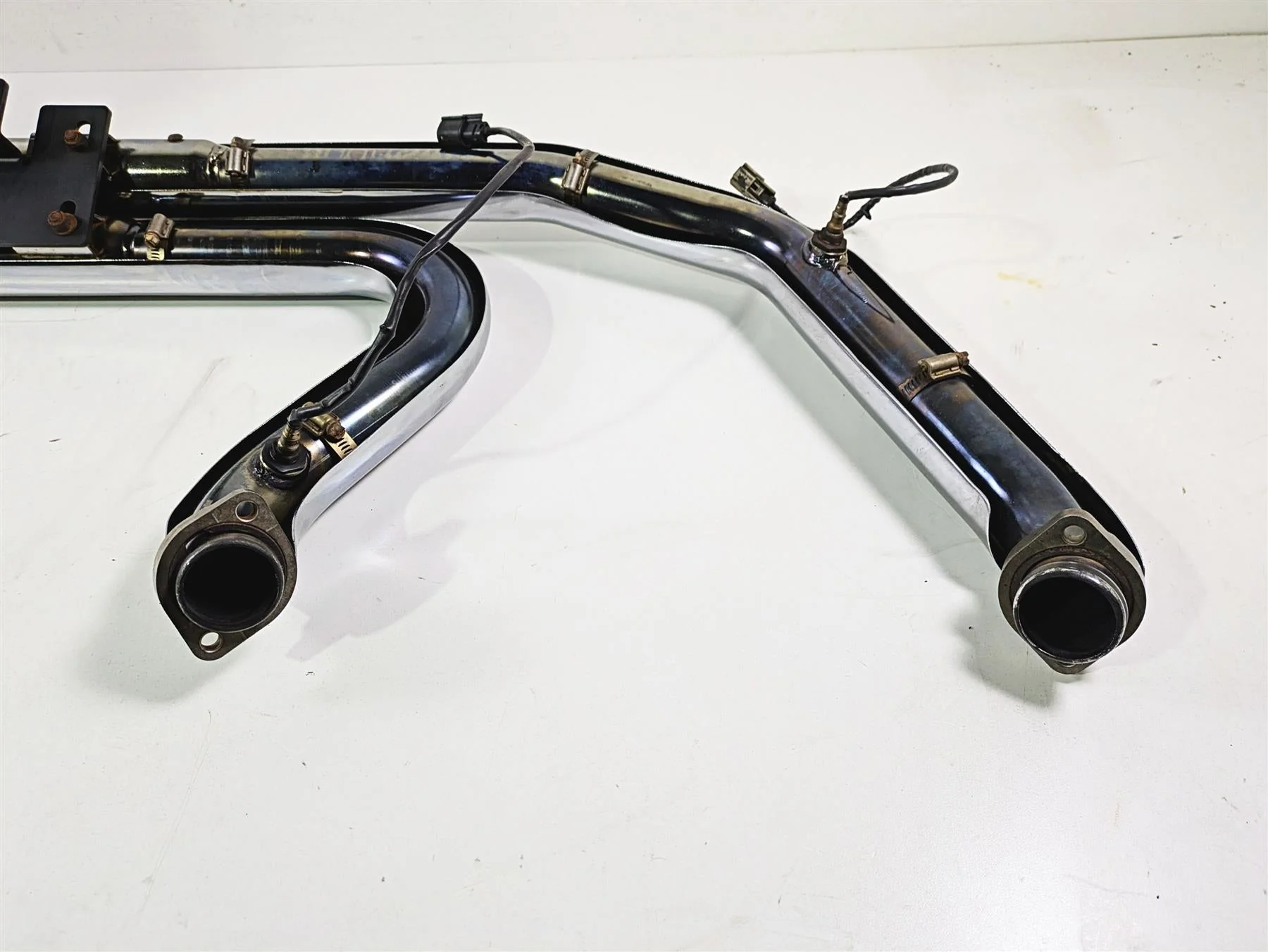 2014 Harley FLS Softail Slim Samson Legend Fishtail Longhorn Exhaust Set S3-911 - Image 7