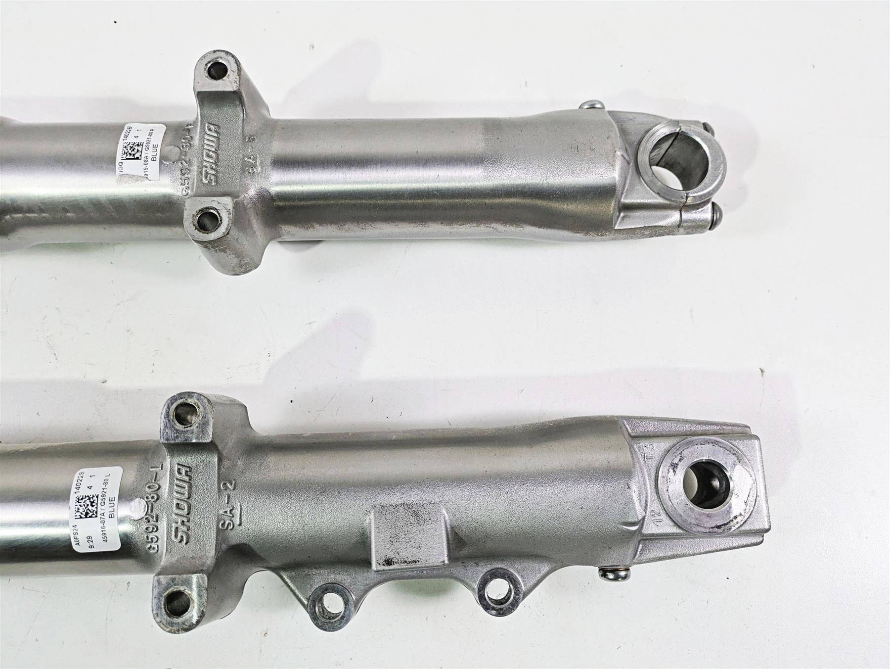 2014 Harley FLS Softail Slim Showa Front Fork Leg Set 45915-08A 45916-07A - Image 8