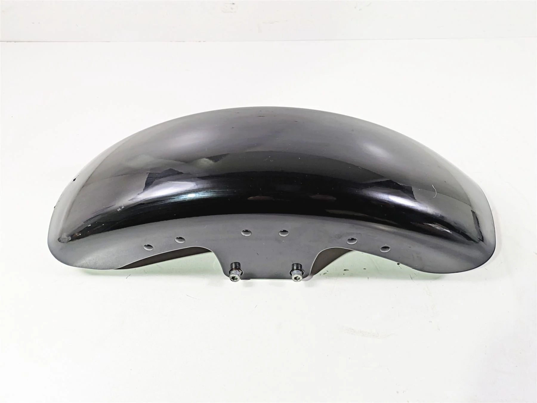 2014 Harley FLS Softail Slim Straight Front Fender Vivid Black 58900021 - Image 3