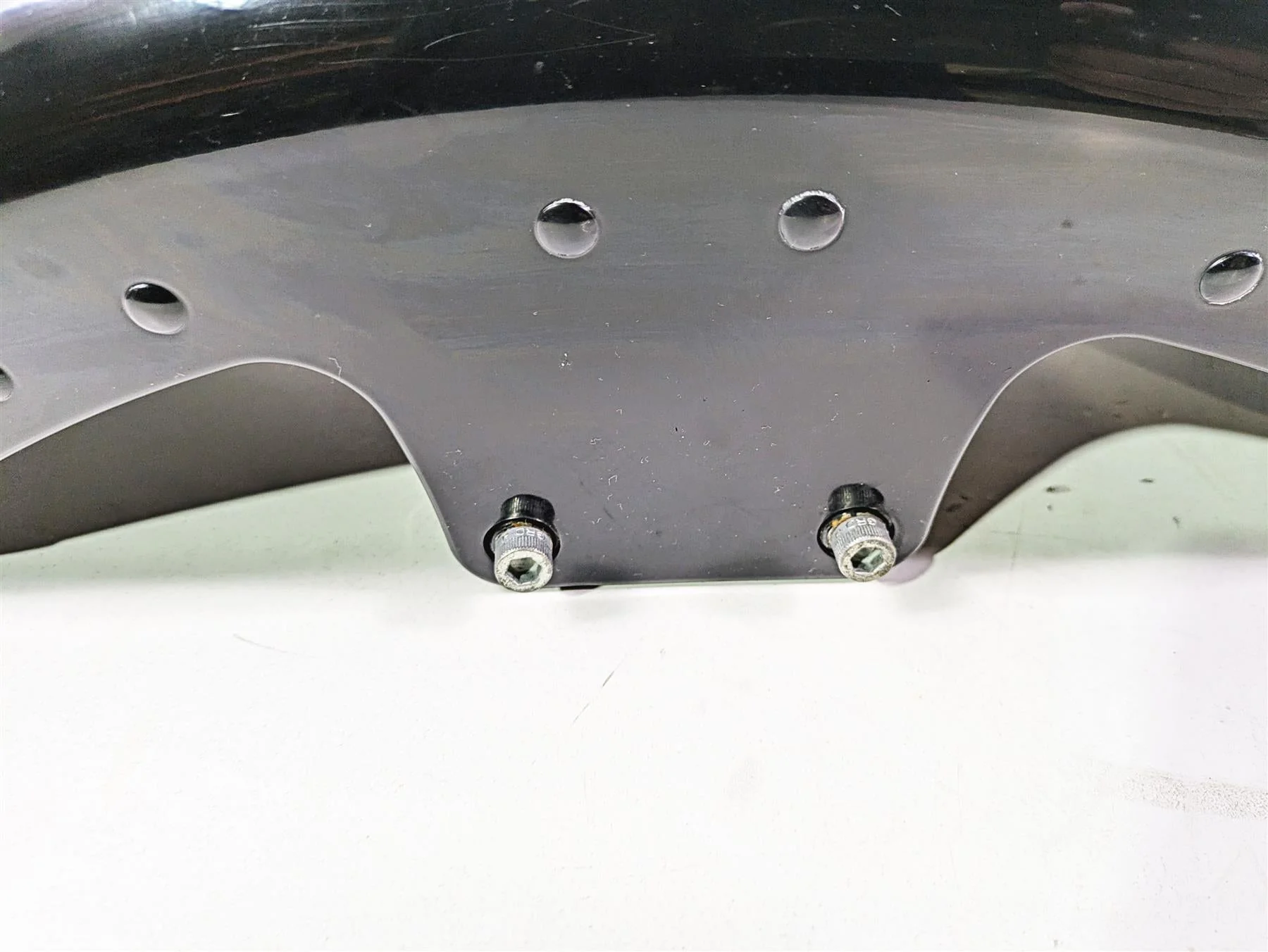 2014 Harley FLS Softail Slim Straight Front Fender Vivid Black 58900021 - Image 7