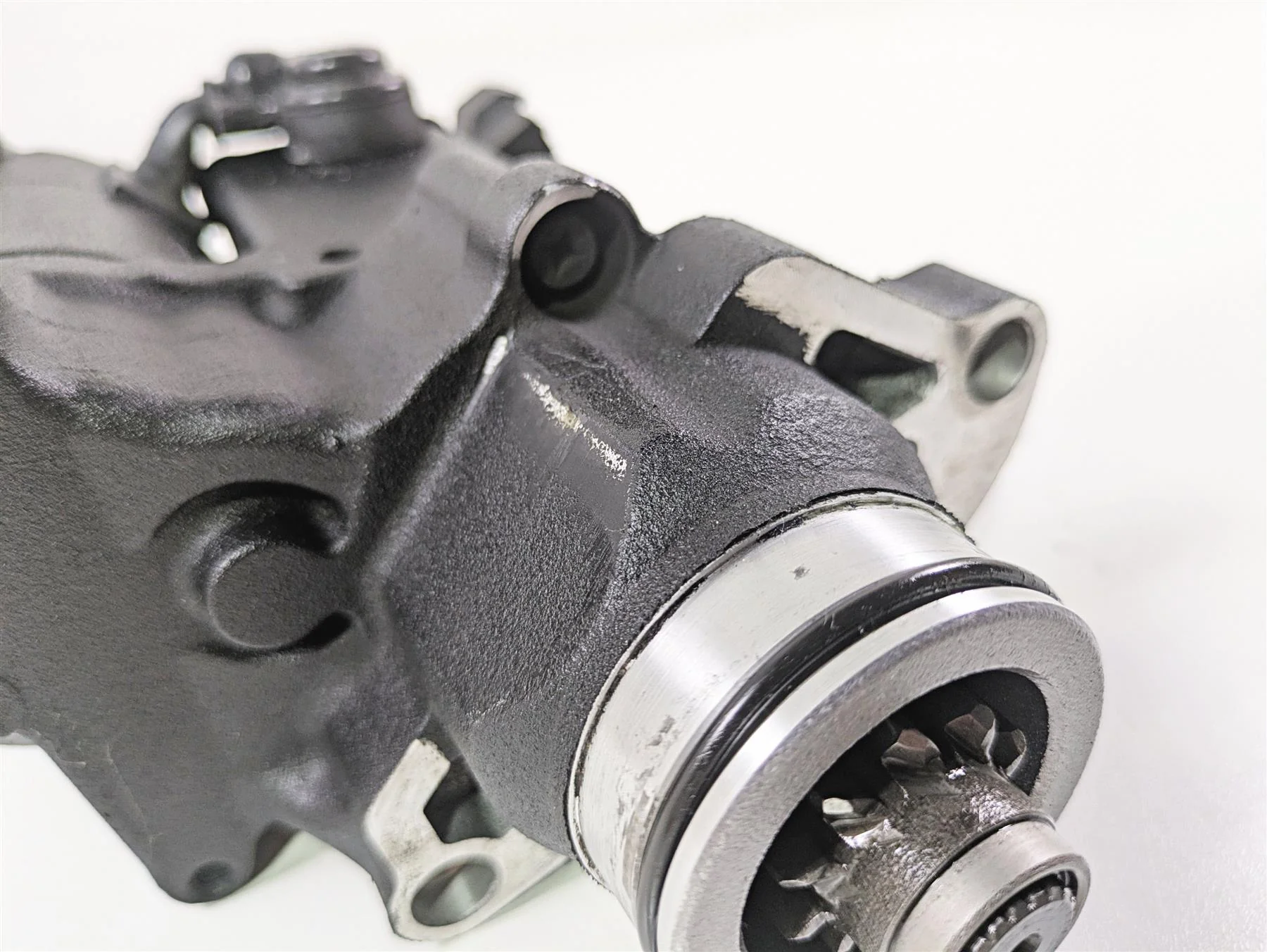 2014 Harley FXDF Dyna Fat Bob Engine Starter Motor 31618-06A - Image 9
