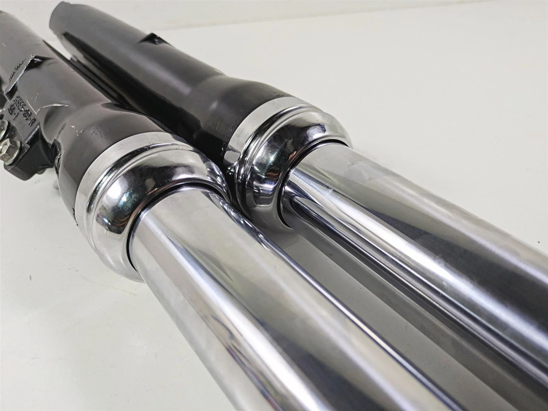 2014 Harley FXDF Dyna Fat Bob Front Fork Leg Set 49mm 48622-08A 48623-08A - Image 8
