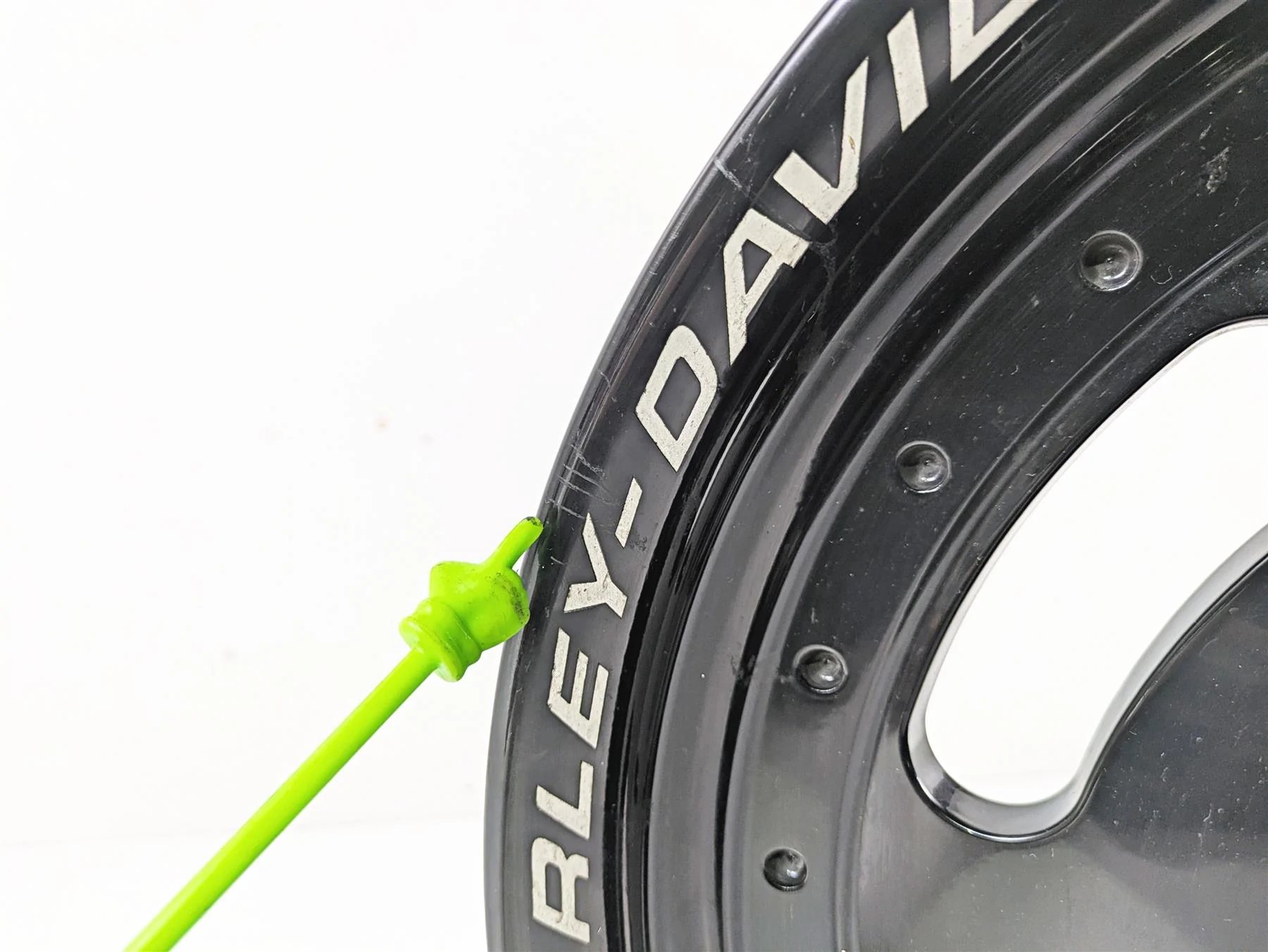 2014 Harley FXDF Dyna Fat Bob Front Wheel Rim 16x3 Black Straight 43300254 - Image 10