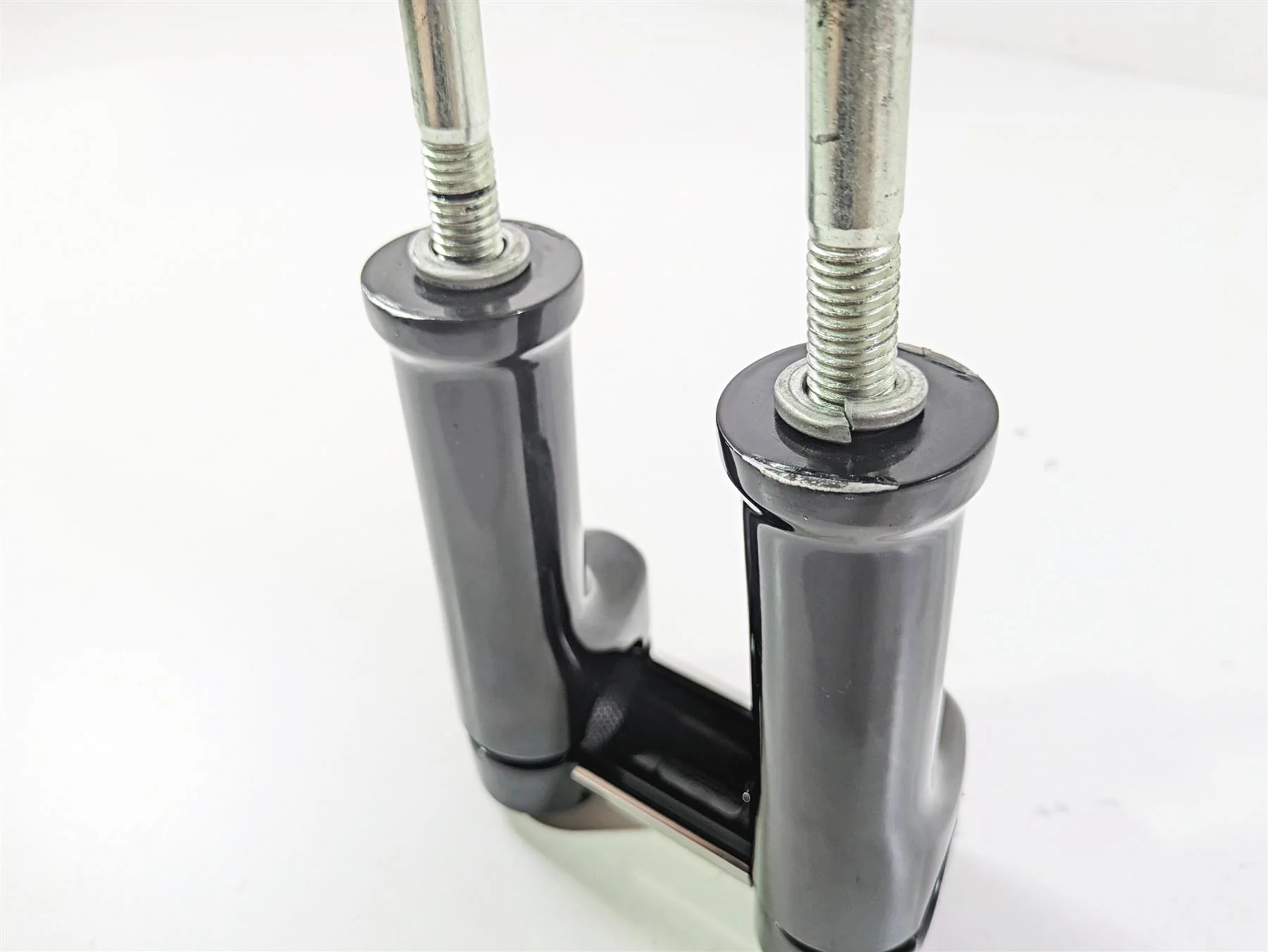 2014 Harley FXDF Dyna Fat Bob Handlebar Riser Holder Clamps 59783-08 - Image 9