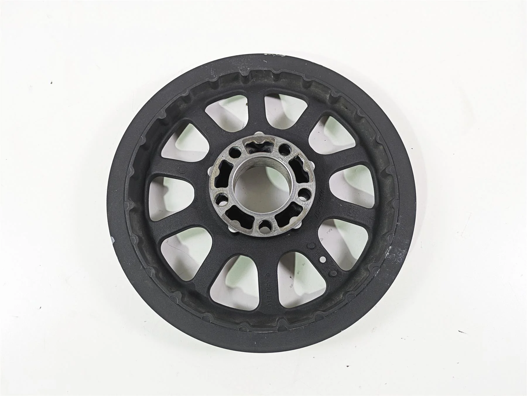 2014 Harley FXDF Dyna Fat Bob Rear Drive Belt Pulley 66T 40374-07 - Image 4