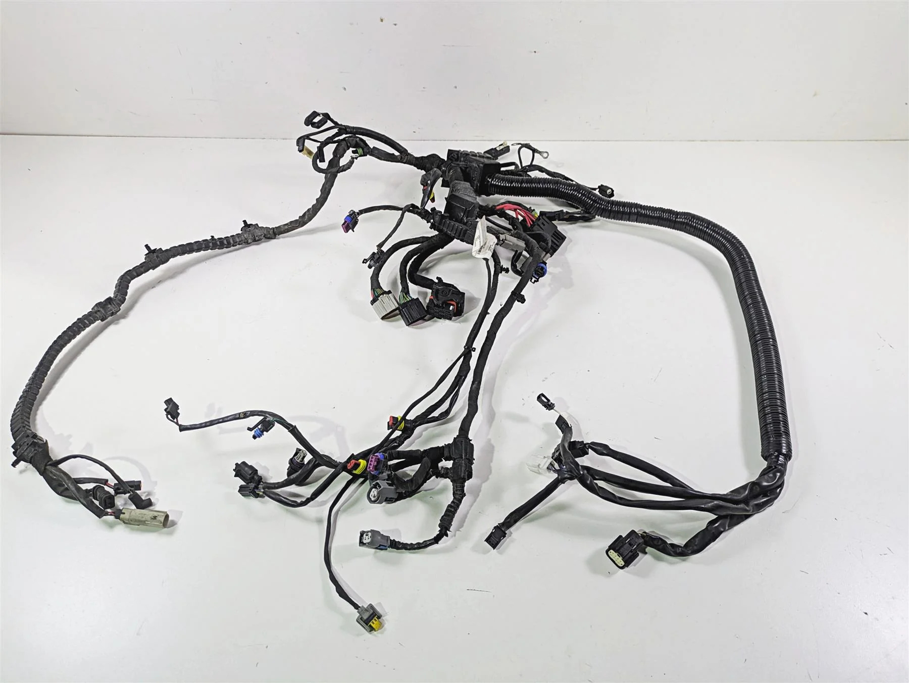 2014 Harley FXDF Dyna Fat Bob Wiring Harness Loom Non Abs 71075-12A 69200455 - Image 10