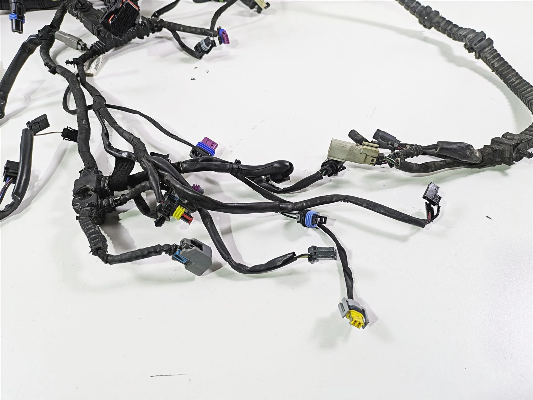 2014 Harley FXDF Dyna Fat Bob Wiring Harness Loom Non Abs 71075-12A 69200455 - Image 3
