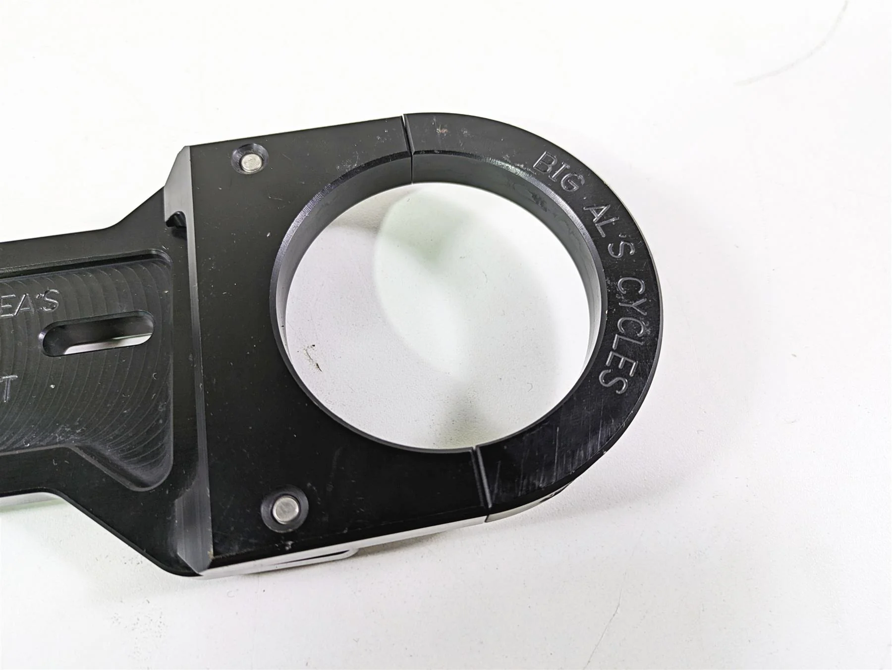 2014 Harley FXDL Dyna Low Rider Big Al's Cycles Bubba Fork Brace 49mm - Image 11
