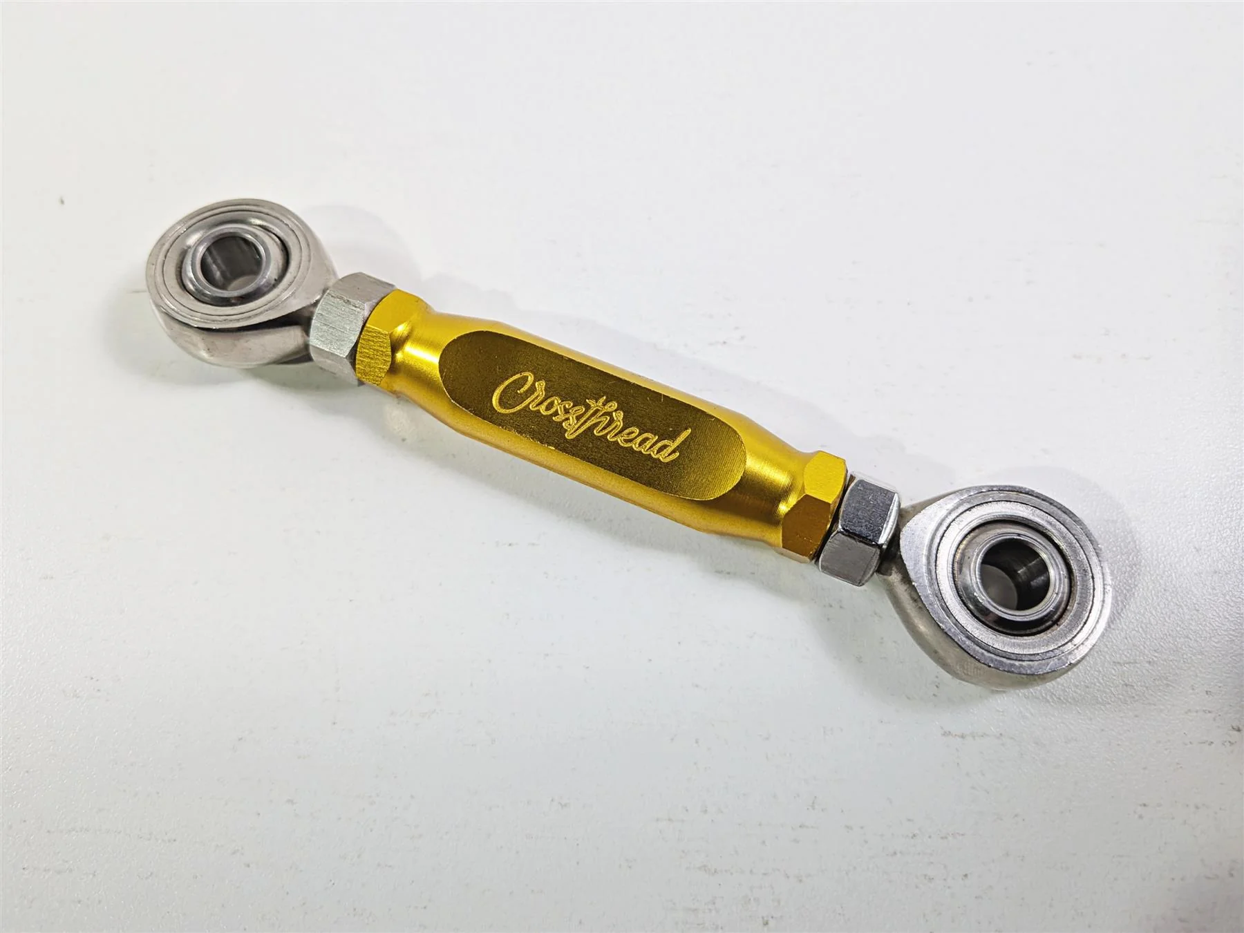 2014 Harley FXDL Dyna Low Rider Crossthread Adjustable Shift Linkage UP-004-GLD