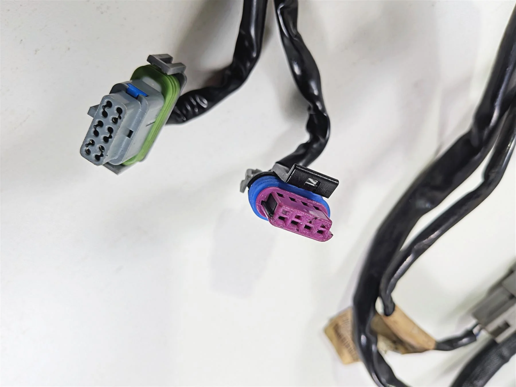 2014 Harley FXDL Dyna Low Rider Dual Gauges Wiring Harness 69200615 - Image 8