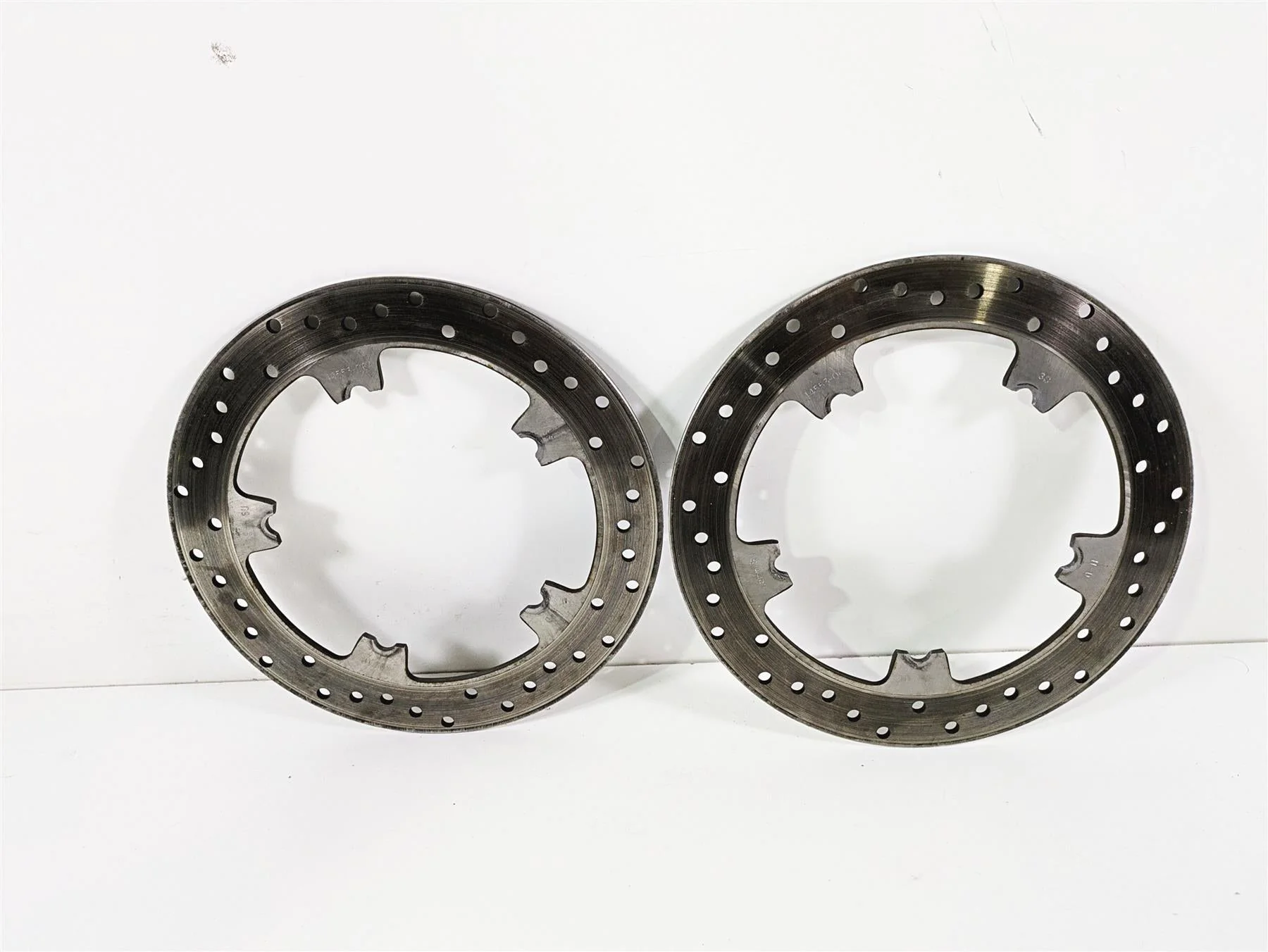 2014 Harley FXDL Dyna Low Rider Front Brake Disc Rotor Set 44553-06