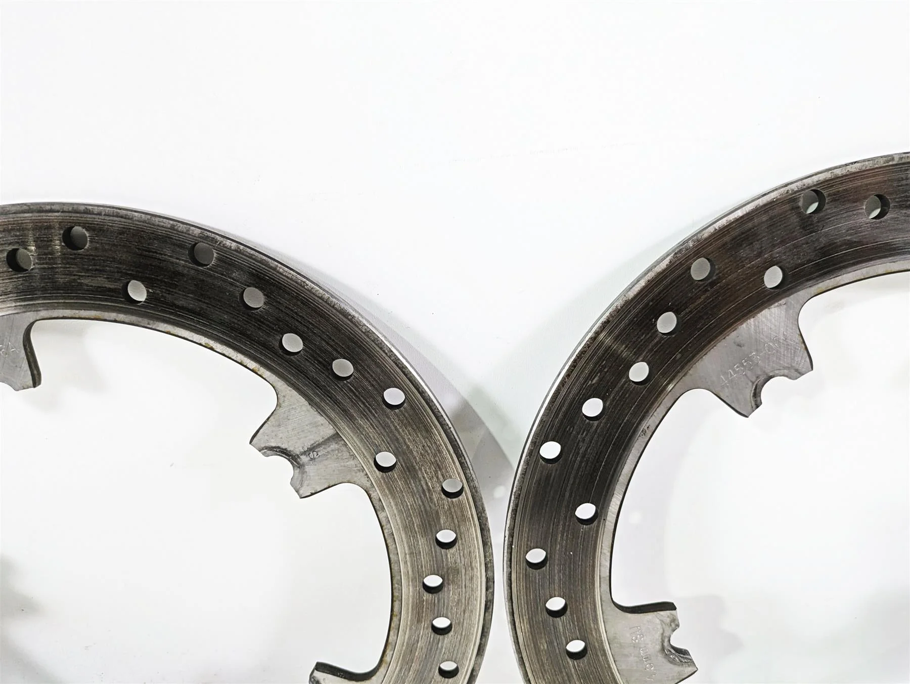 2014 Harley FXDL Dyna Low Rider Front Brake Disc Rotor Set 44553-06 - Image 2