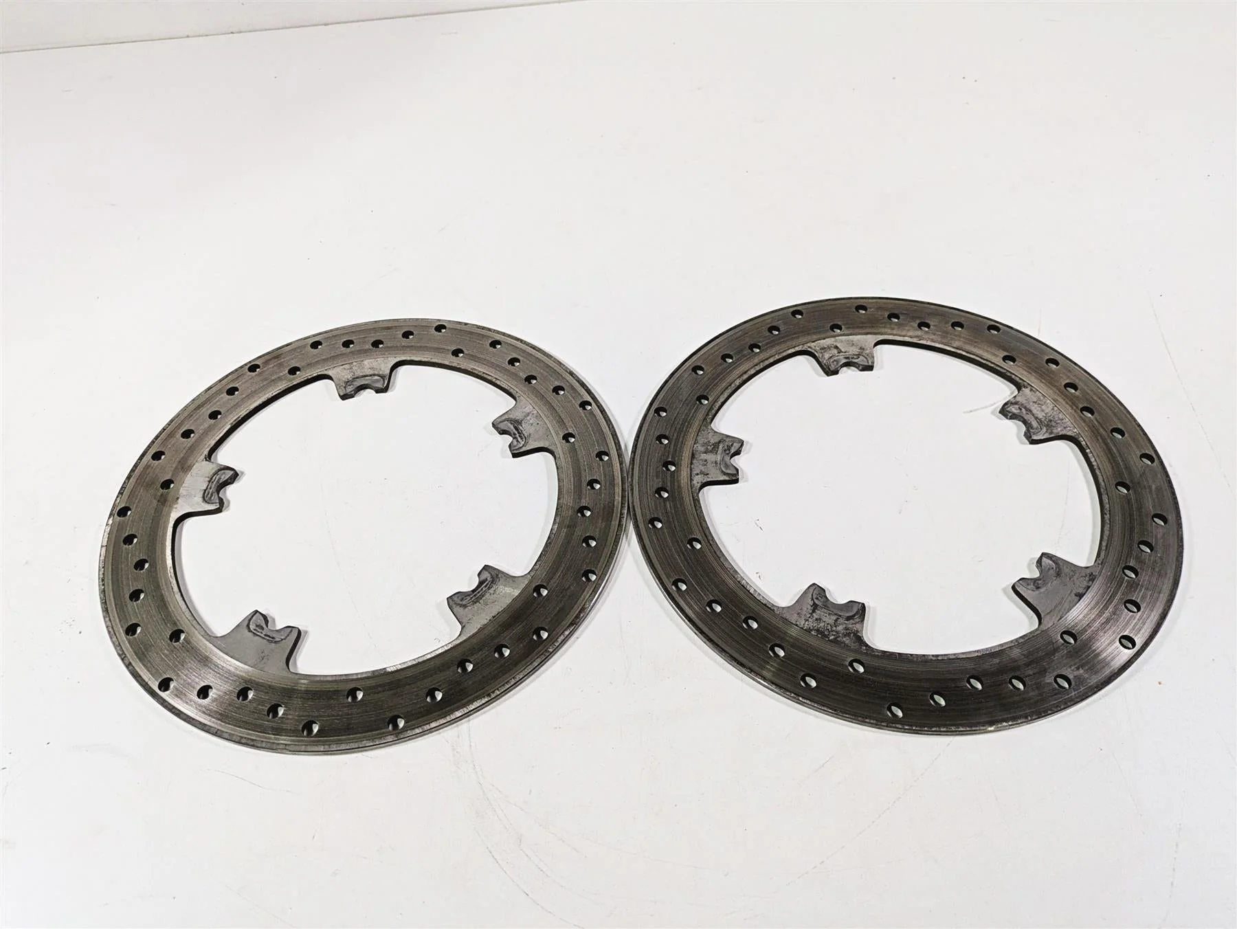 2014 Harley FXDL Dyna Low Rider Front Brake Disc Rotor Set 44553-06 - Image 3