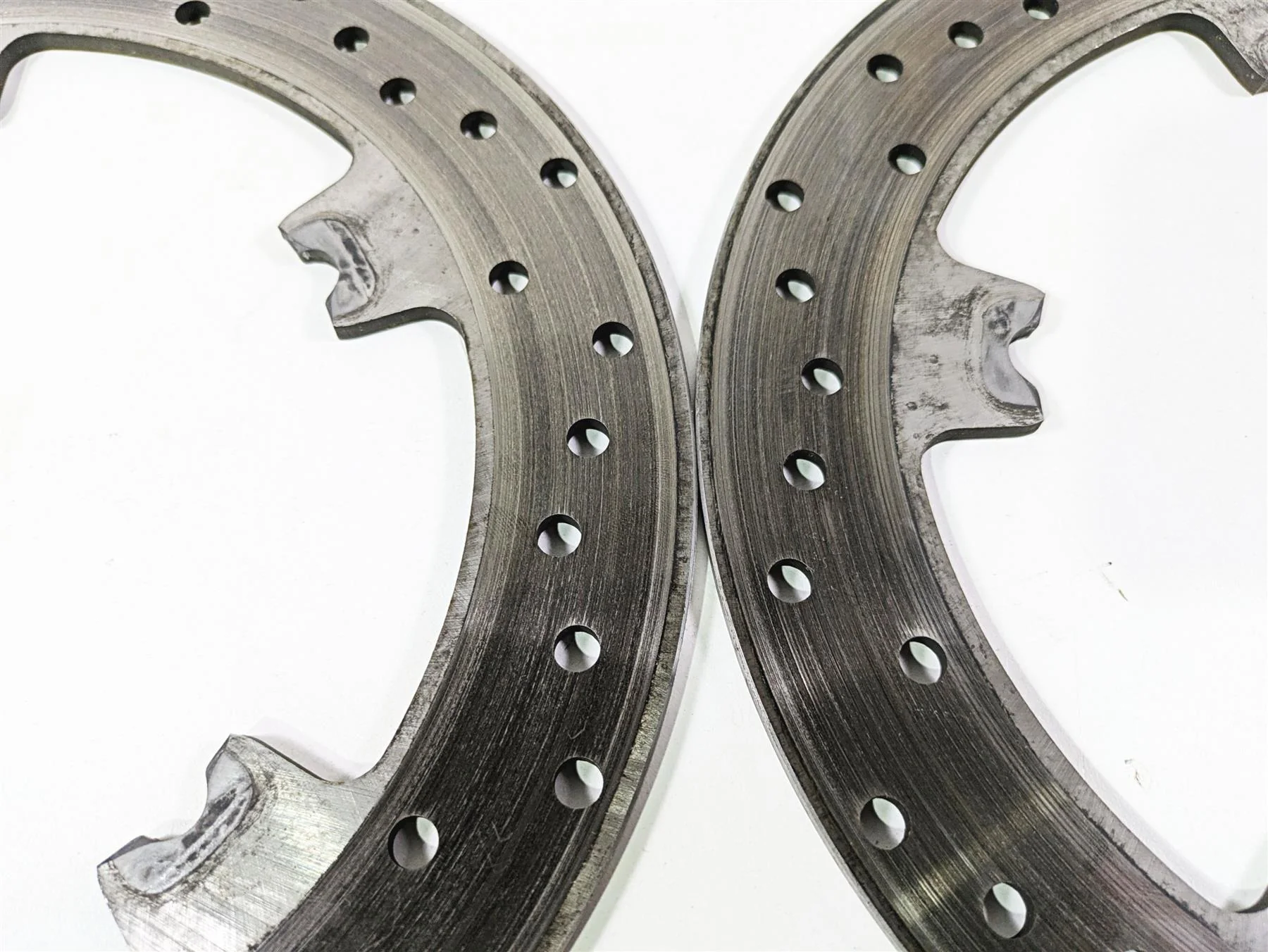 2014 Harley FXDL Dyna Low Rider Front Brake Disc Rotor Set 44553-06 - Image 4