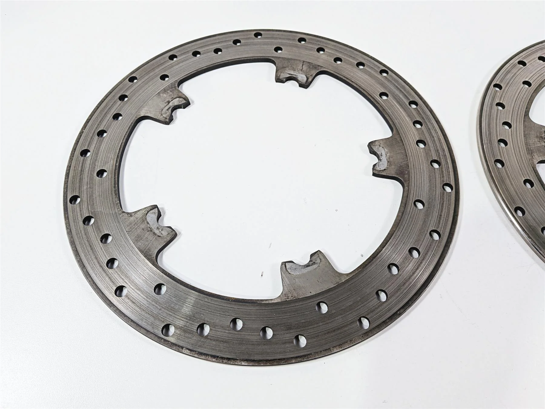 2014 Harley FXDL Dyna Low Rider Front Brake Disc Rotor Set 44553-06 - Image 4