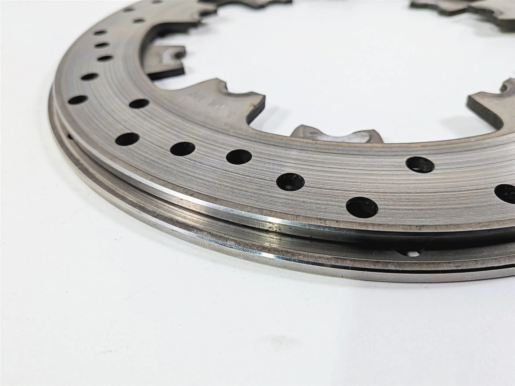 2014 Harley FXDL Dyna Low Rider Front Brake Disc Rotor Set 44553-06 - Image 8