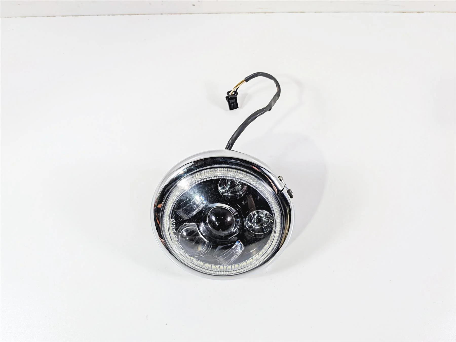 2014 Harley FXDL Dyna Low Rider Head Light Lamp Headlight & Mount 69774-07A
