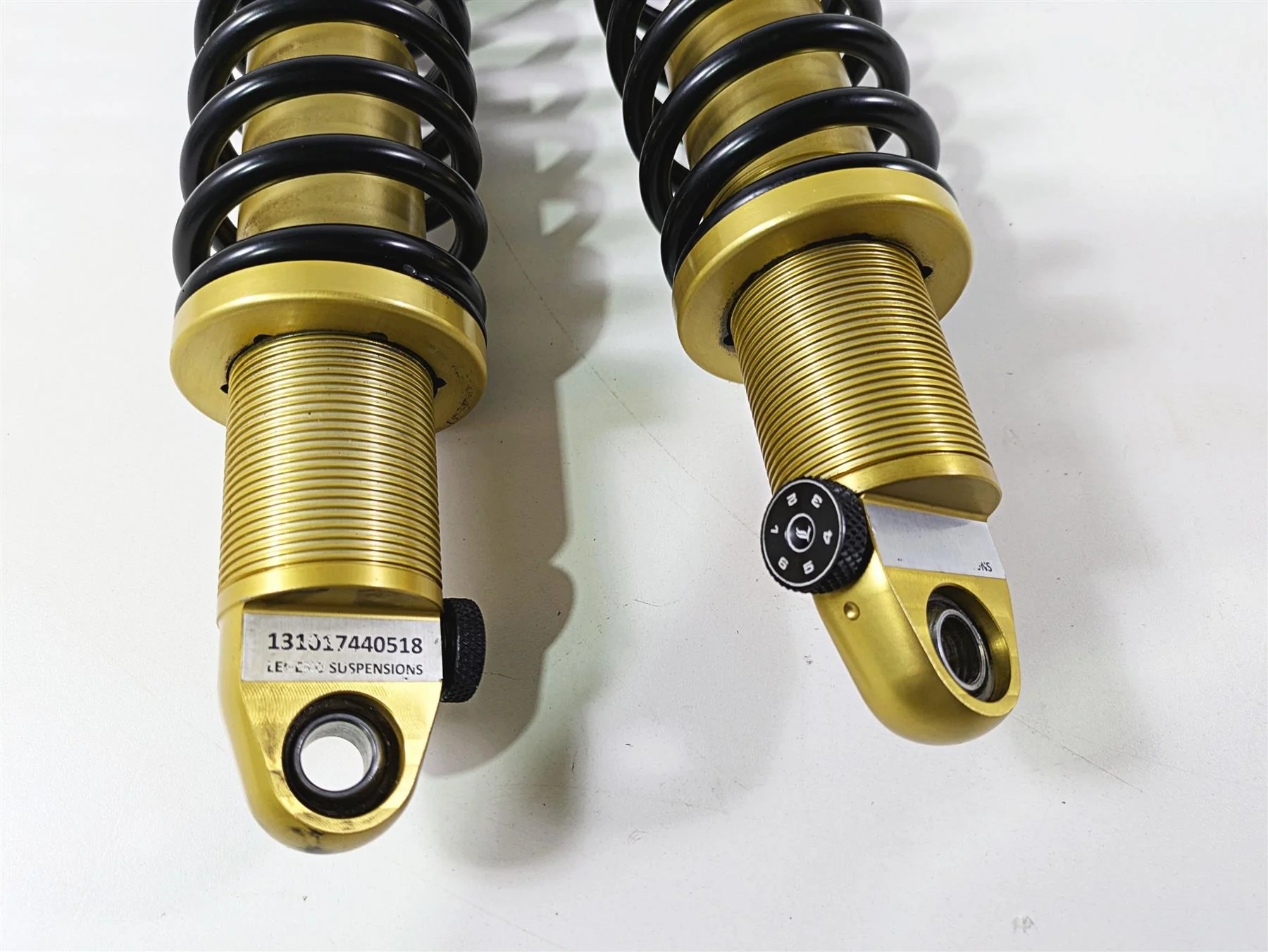 2014 Harley FXDL Dyna Low Rider Legend 14" Rear Shock Damper Set 1310-1744 - Image 5