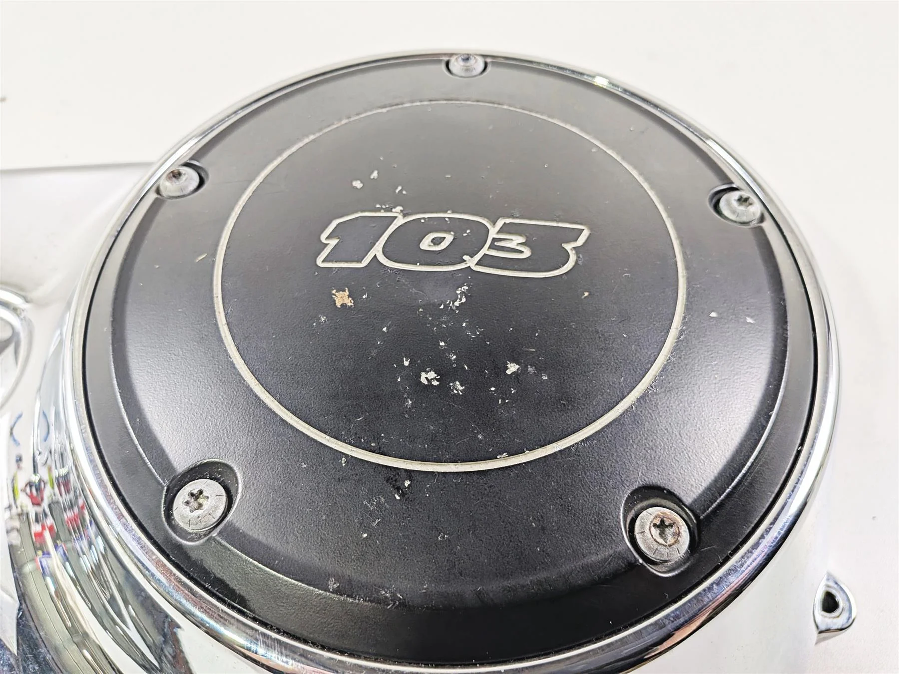 2014 Harley FXDL Dyna Low Rider Outer Primary Drive Clutch Cover Mid 60761-06A - Image 10