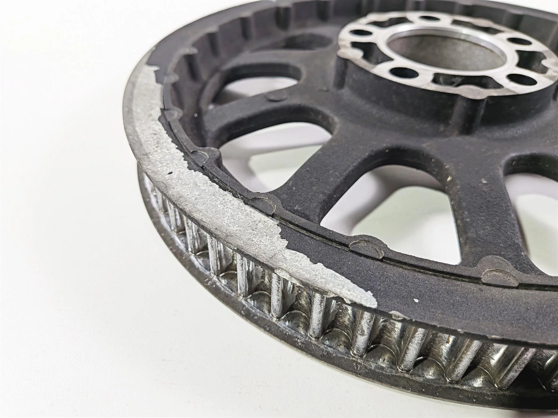2014 Harley FXDL Dyna Low Rider Rear Drive Belt Sprocket Pulley 66T 1" 40374-07 - Image 6
