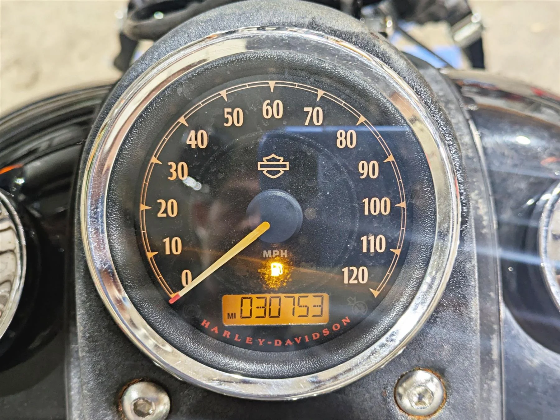 2014 Harley FXDL Dyna Low Rider Speedometer Gauge Instrument 30k 67478-12 - Image 2