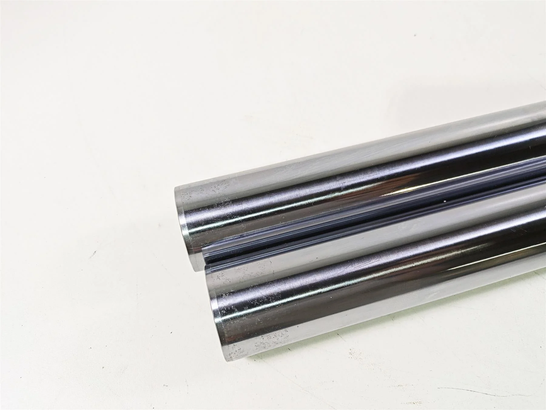 2014 Harley FXDL Dyna Low Rider Straight Front Fork Pipe Set - Read 46605-06 - Image 8