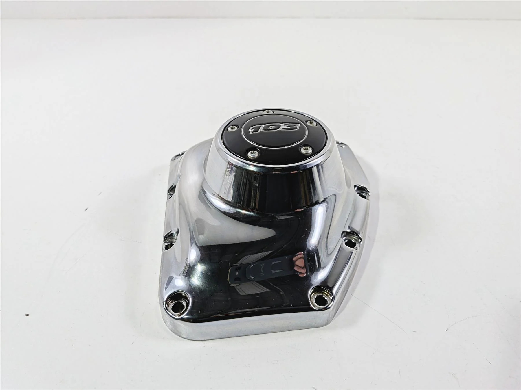 2014 Harley FXSB Softail Breakout Cam Right Side Engine & Timer Cover 25369-01B - Image 2