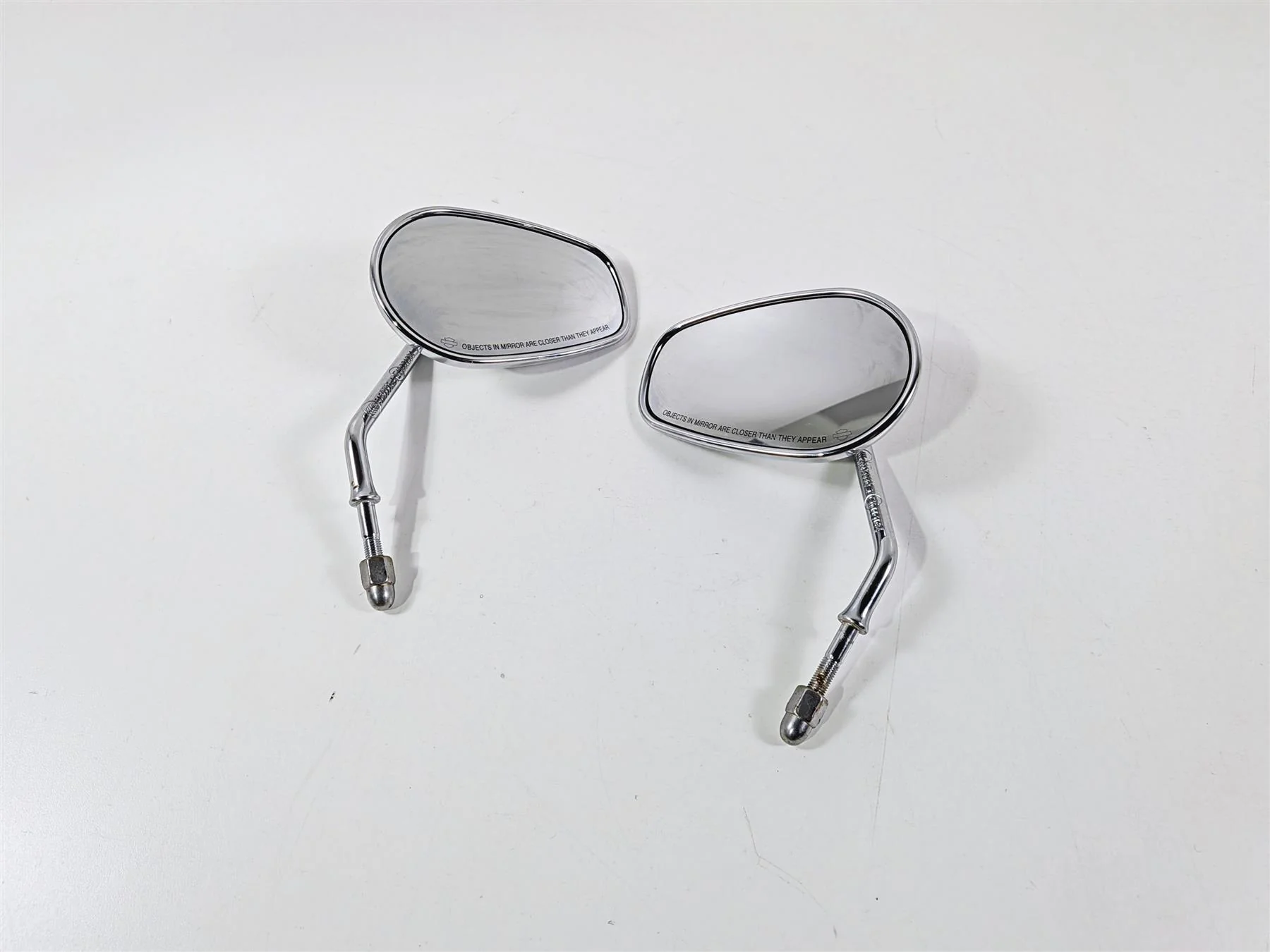 2014 Harley FXSB Softail Breakout Chrome Rear View Mirror Set 91840-03B - Image 12
