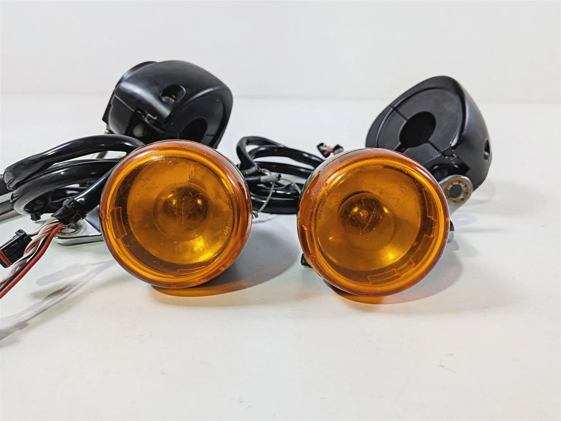 2014 Harley FXSB Softail Breakout Hand Control Switch Chrome Button Set 72951-12 - Image 8
