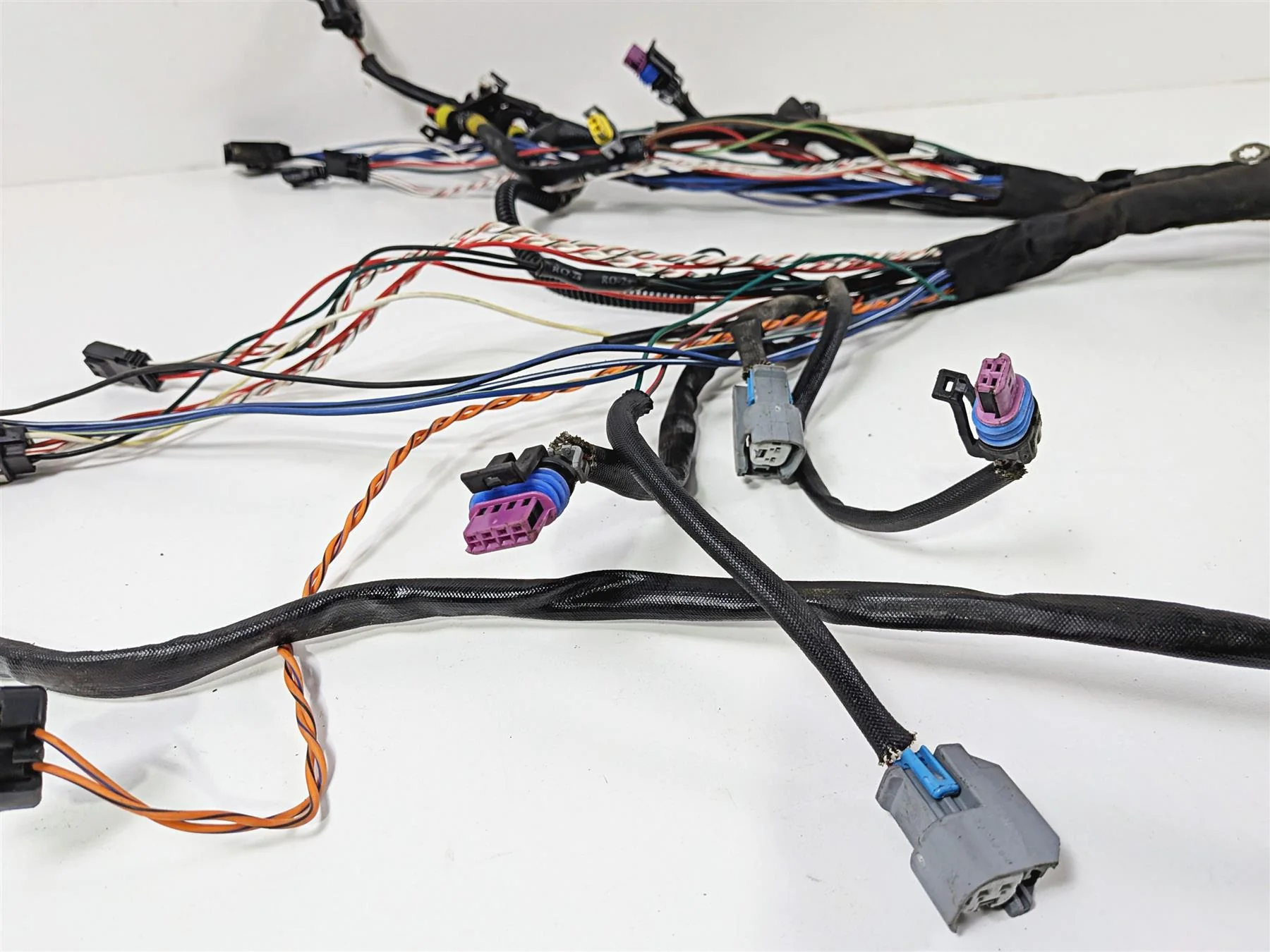 2014 Harley FXSB Softail Breakout Main Wiring Harness Loom Abs - No Cut 69200514 - Image 6