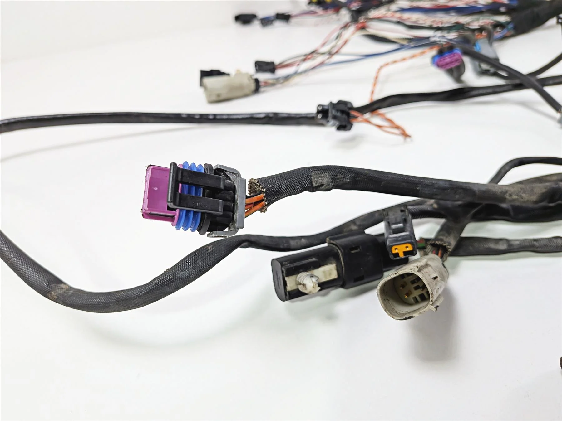 2014 Harley FXSB Softail Breakout Main Wiring Harness Loom Abs - No Cut 69200514 - Image 7
