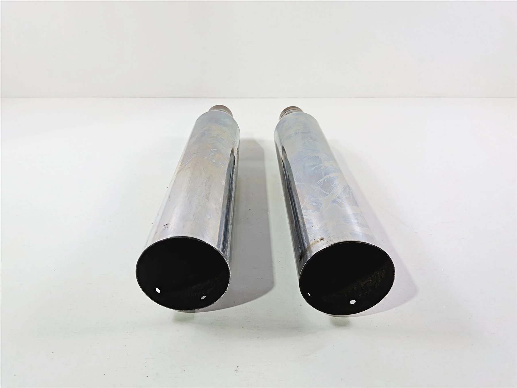 2014 Harley FXSB Softail Breakout Stock Exhaust Pipe Muffler Set 64900170 - Image 5