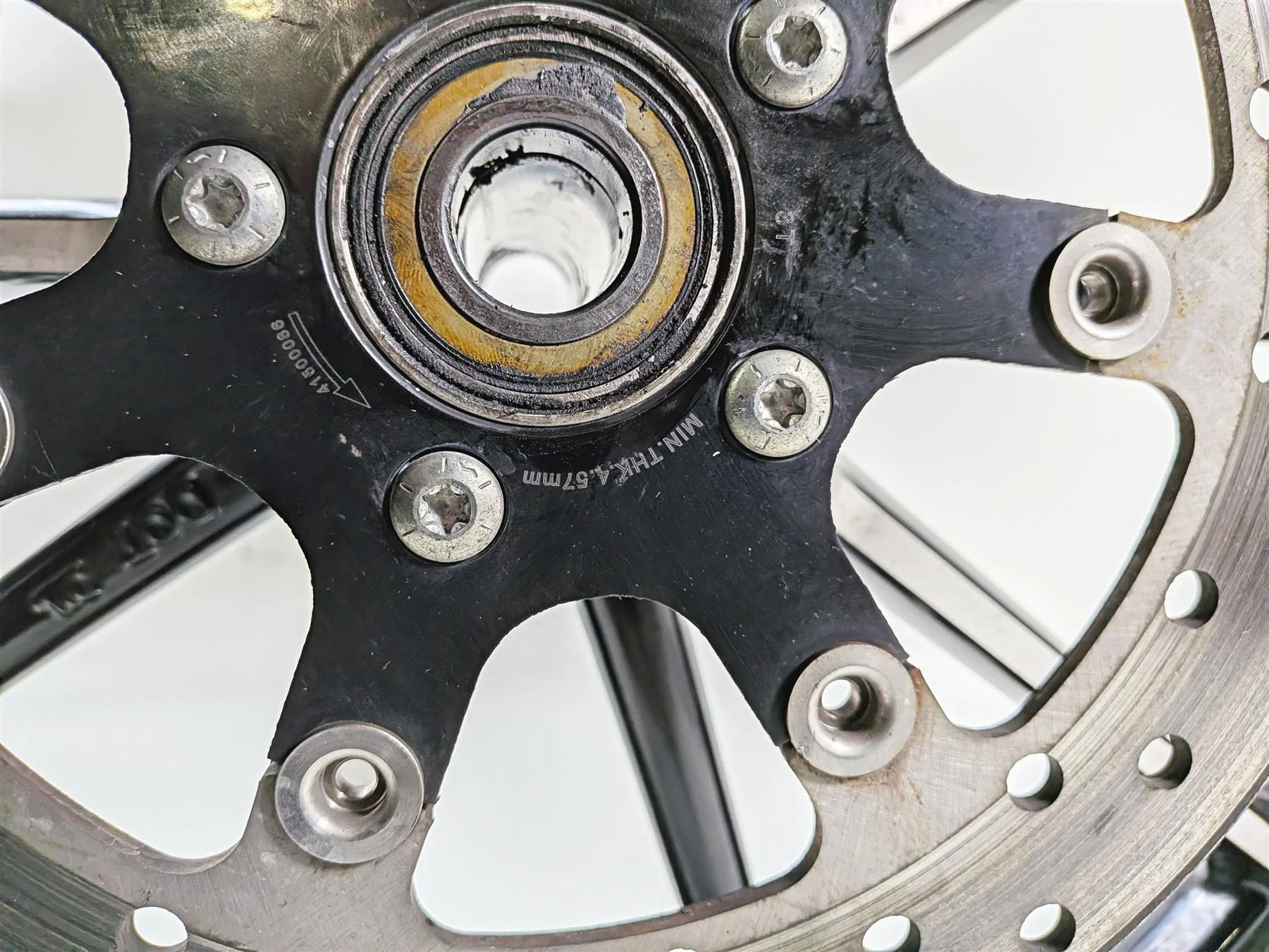 2014 Harley FXSB Softail Breakout Straight 21x3.5 Front Wheel - Runout 43300210 - Image 9