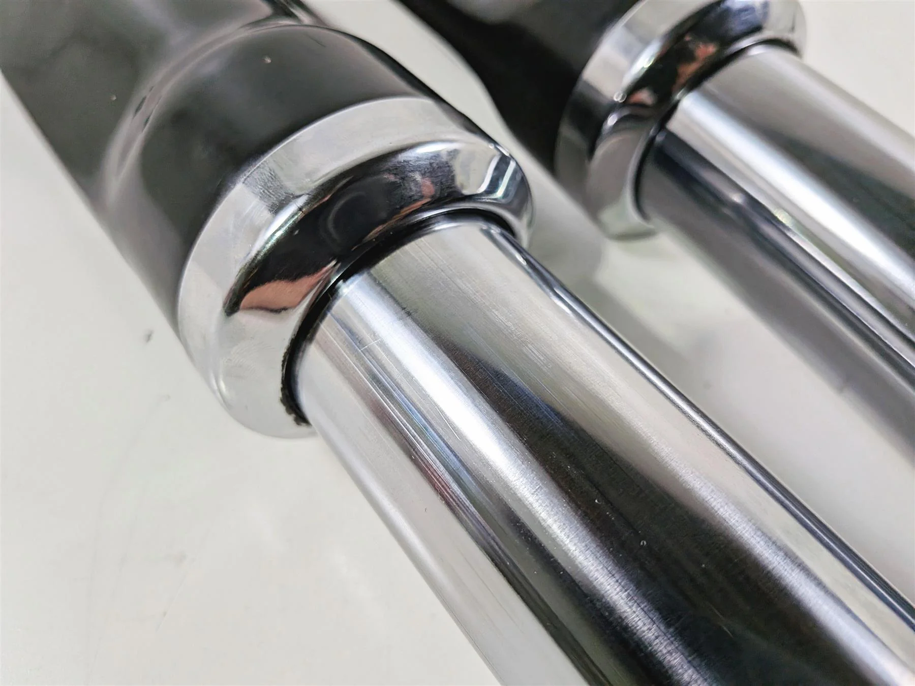 2014 Harley FXSB Softail Breakout Straight Front Fork Leg Set 49mm Read 45800026 - Image 11