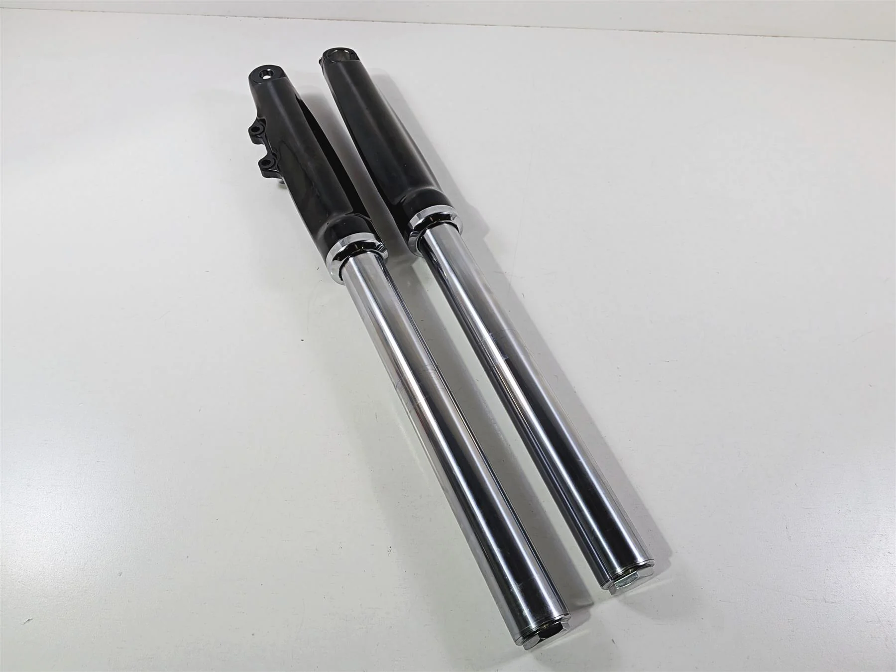 2014 Harley FXSB Softail Breakout Straight Front Fork Leg Set 49mm Read 45800026 - Image 14
