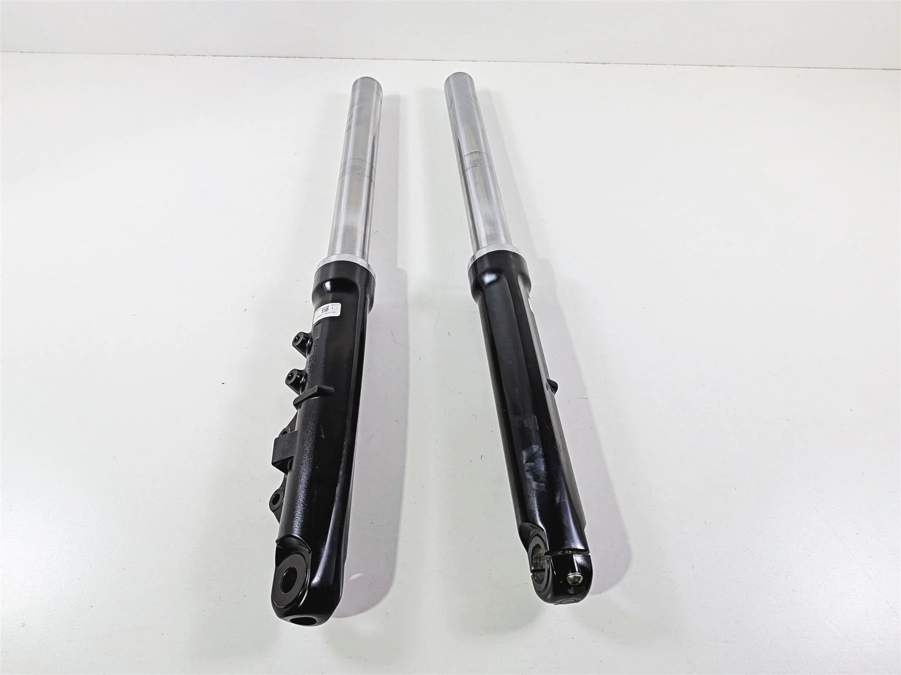 2014 Harley FXSB Softail Breakout Straight Front Fork Leg Set 49mm Read 45800026 - Image 9