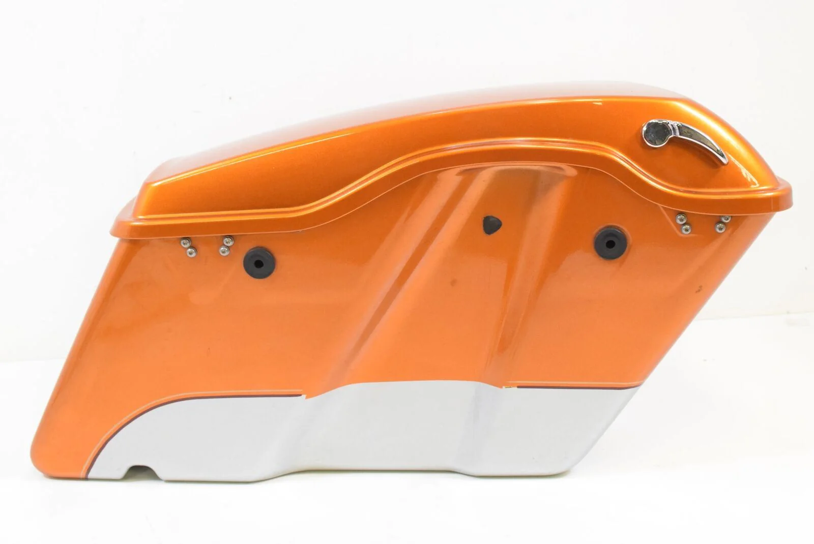 2014 Harley Touring FLHR Road King  Left Saddlebag  -Amber Whisky 90200414 - Image 3