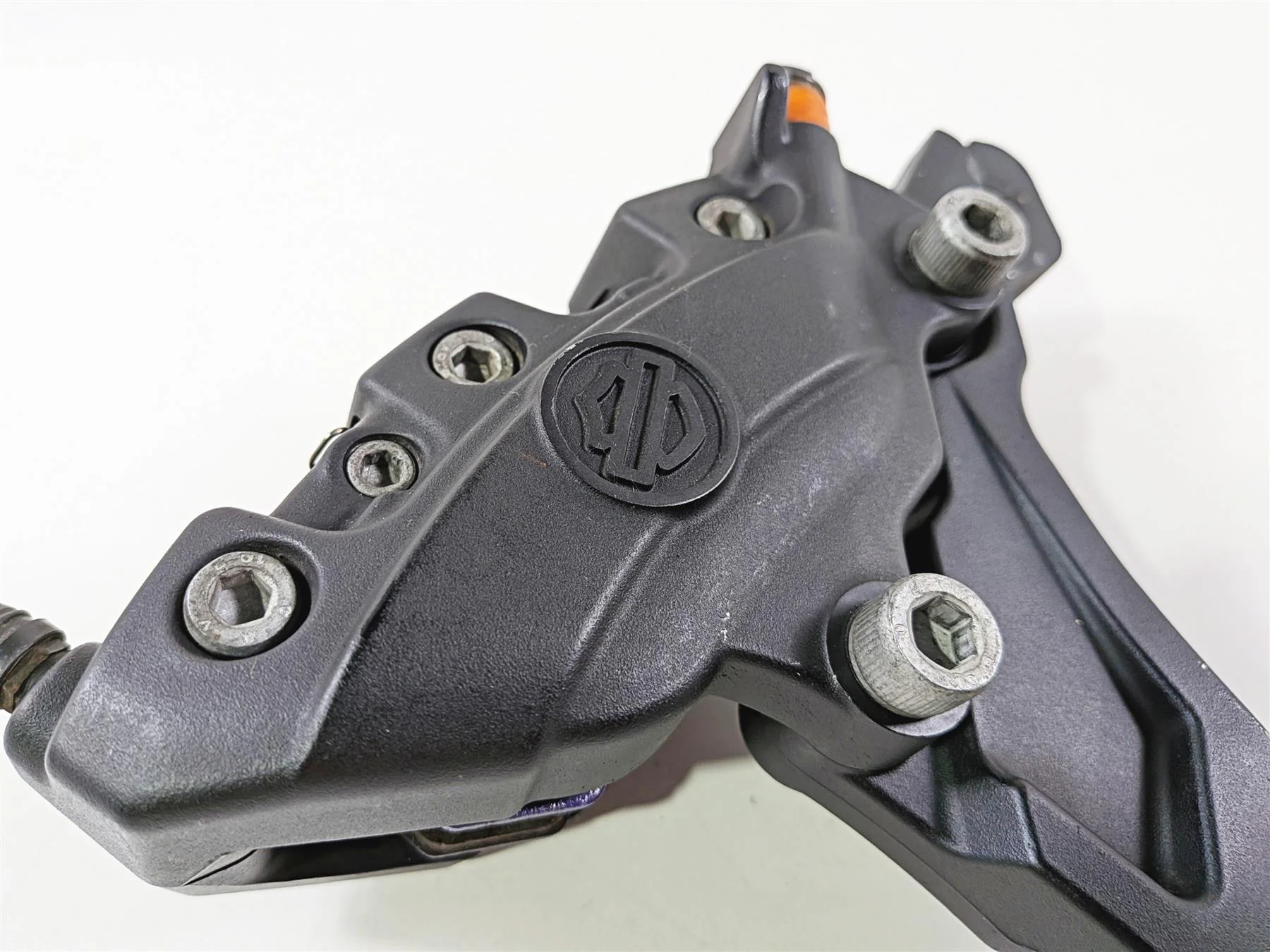 2014 Harley Touring FLHTK Electra Glide Rear Brake Caliper & Bracket 44080-08C - Image 11