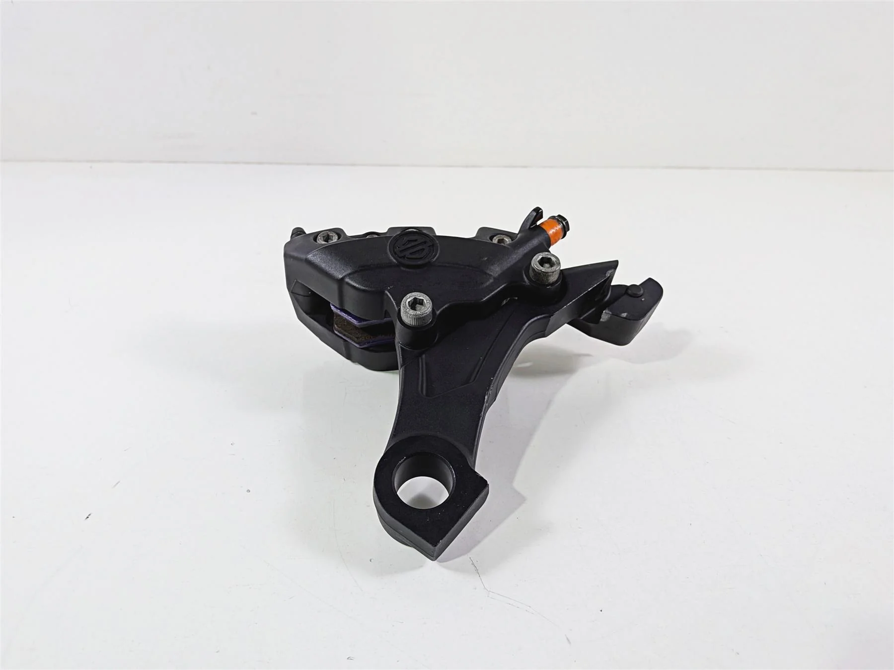 2014 Harley Touring FLHTK Electra Glide Rear Brake Caliper & Bracket 44080-08C - Image 3