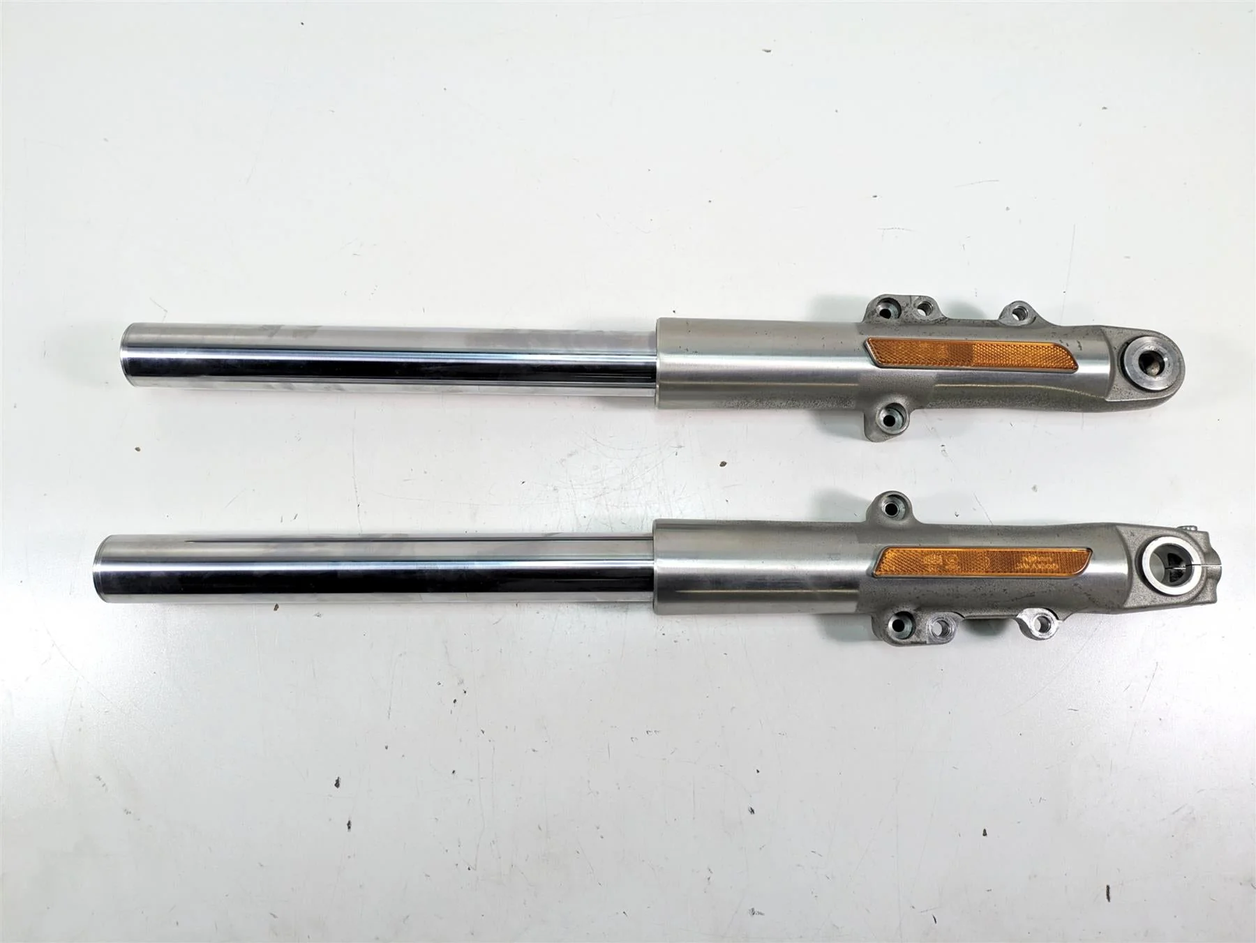 2014 Harley Touring FLHTK Electra Glide Straight Front Fork Set 49mm 45400021