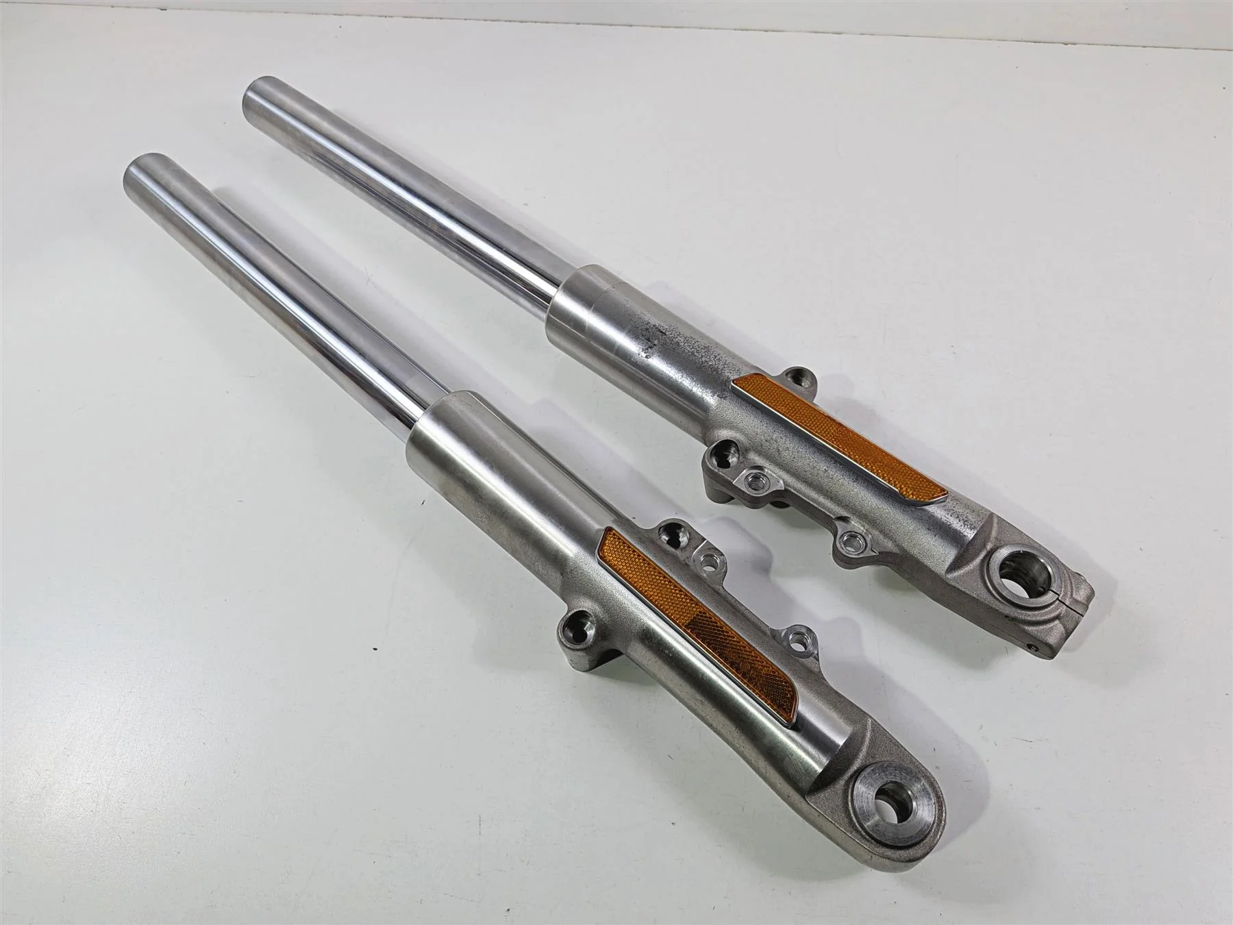 2014 Harley Touring FLHTK Electra Glide Straight Front Fork Set - 49mm 45400021 - Image 16