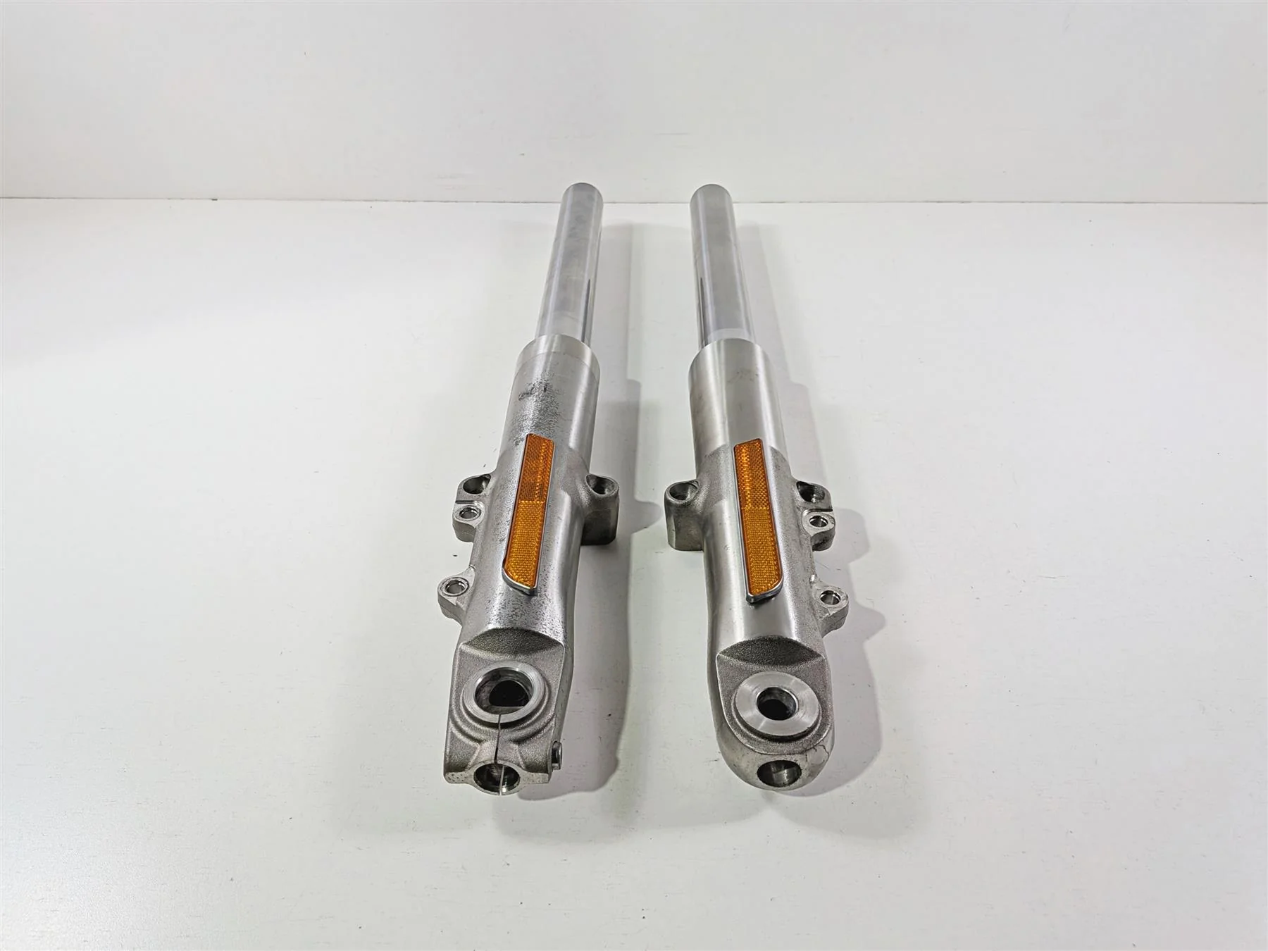 2014 Harley Touring FLHTK Electra Glide Straight Front Fork Set - 49mm 45400021 - Image 3