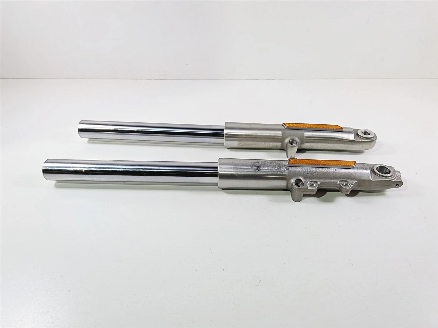 2014 Harley Touring FLHTK Electra Glide Straight Front Fork Set - 49mm 45400021 - Image 4