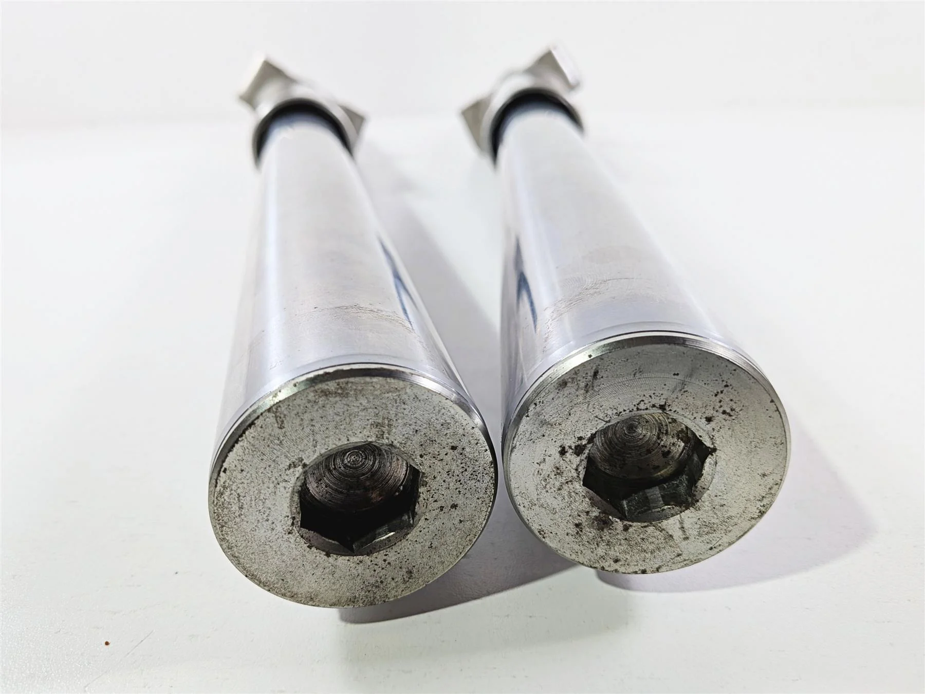 2014 Harley Touring FLHTK Electra Glide Straight Front Fork Set - 49mm 45400021 - Image 7