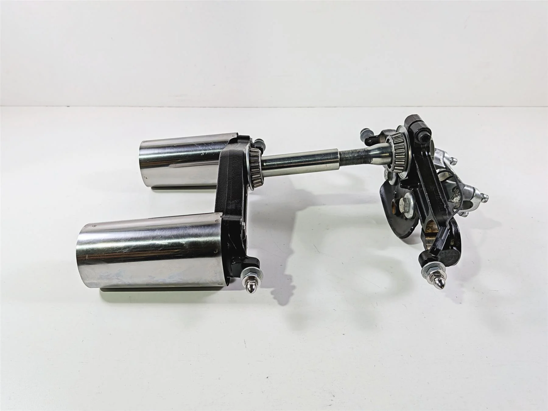 2014 Harley Touring FLHTK Electra Glide Upper Lower Triple Tree 49mm 45900024 - Image 3