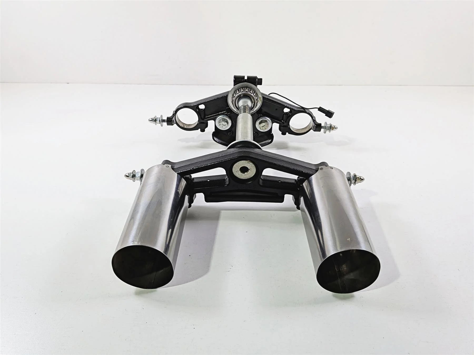 2014 Harley Touring FLHTK Electra Glide Upper Lower Triple Tree 49mm 45900024 - Image 5
