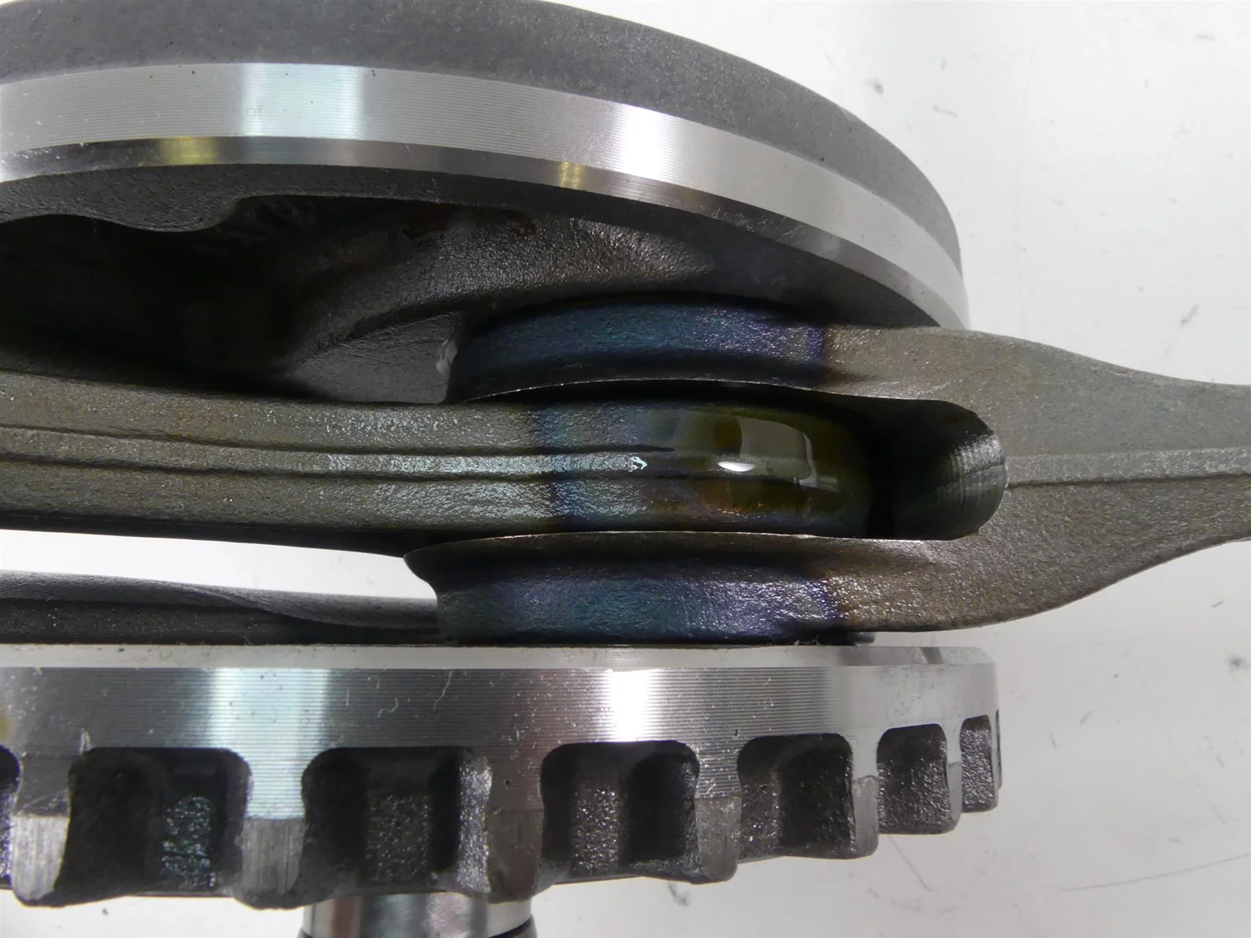 2014 Harley Touring FLHX Street Glide Crank Shaft Flywheel -9K 24100021 - Image 8