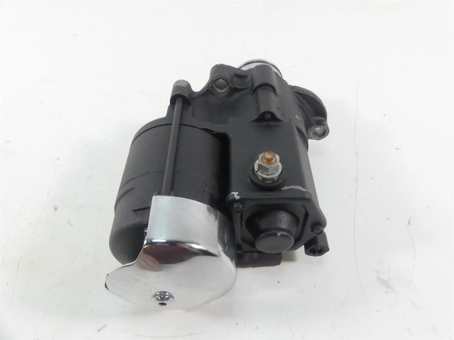 2014 Harley Touring FLHX Street Glide Engine Starter Motor + Cover 31618-06A - Image 2